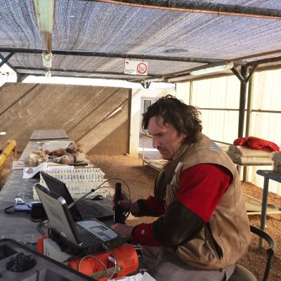 consultant geologist Luciano Bocanegra